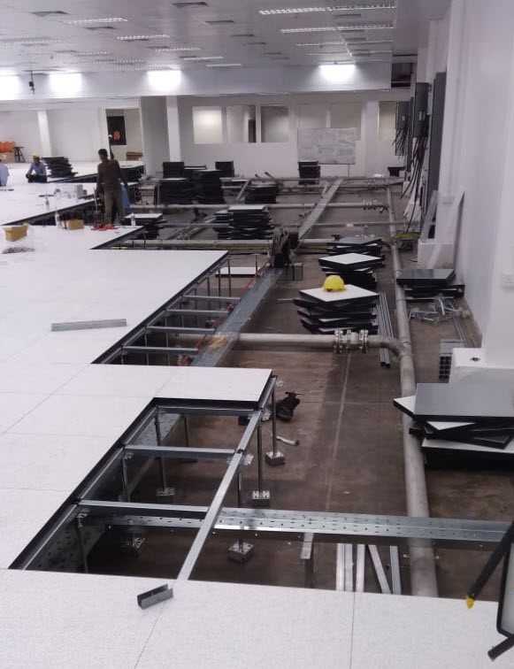 Raised Floor Installation 1